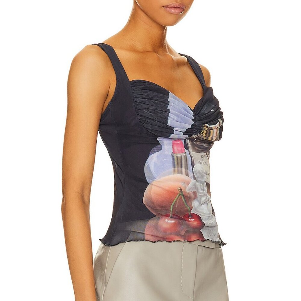 Fiorucci: L'eau De Fiorucci Gloria Top in Multi - Picture 13 of 14